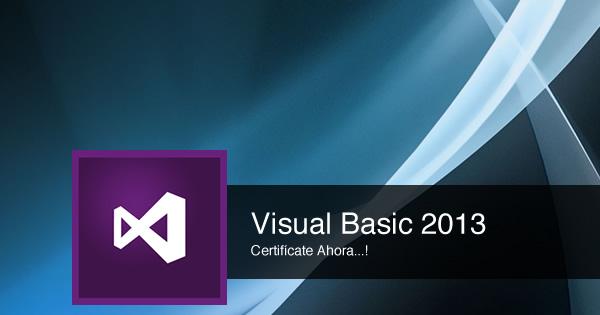 Curso de Programación Básica con Visual Basic 2013 y Base de Datos